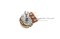 [E] WH148 วอลลุ่ม 3 ขา Volume 100K แกนยาว 15 mm